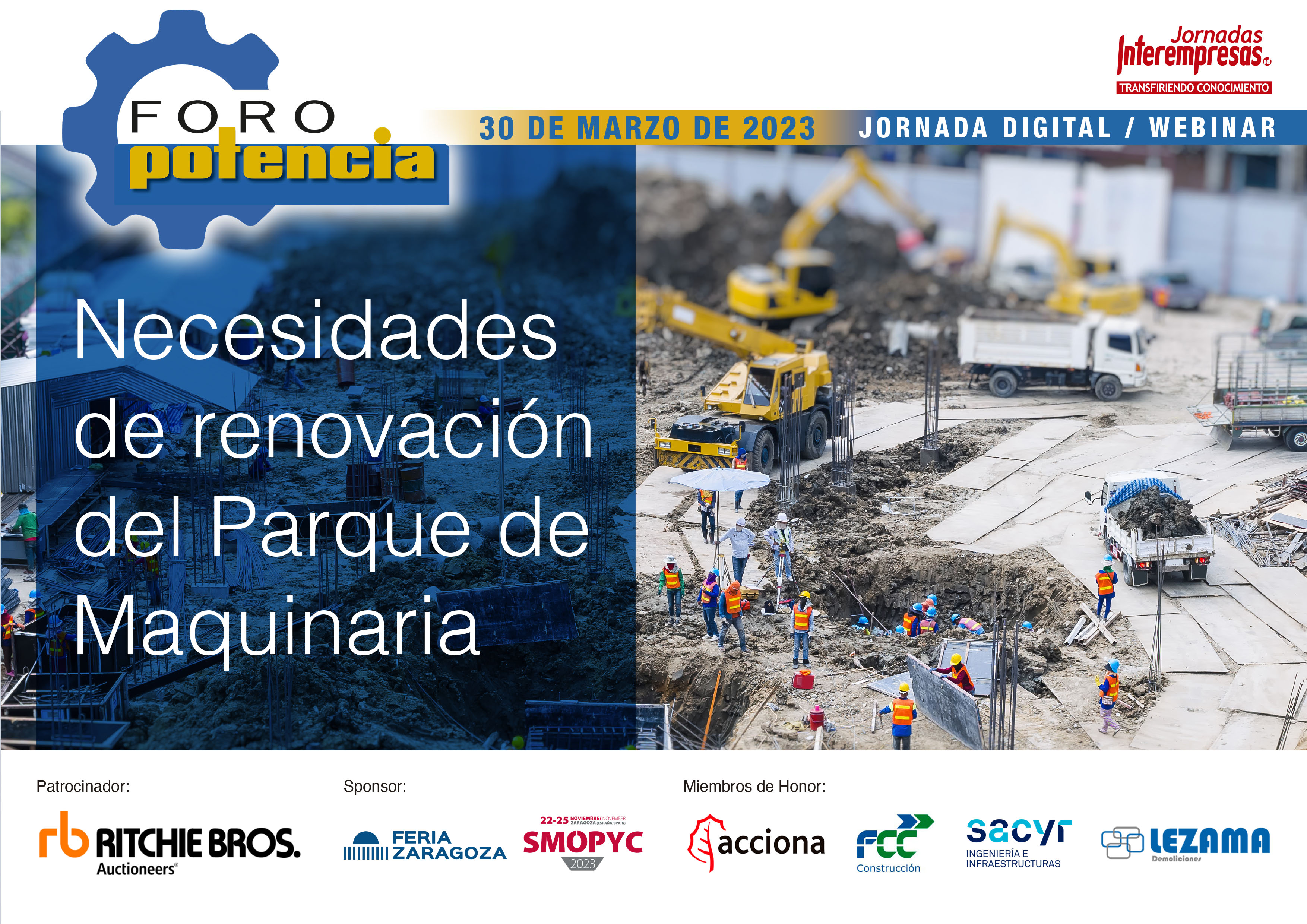 cartel de Foro Potencia 30/03/2023