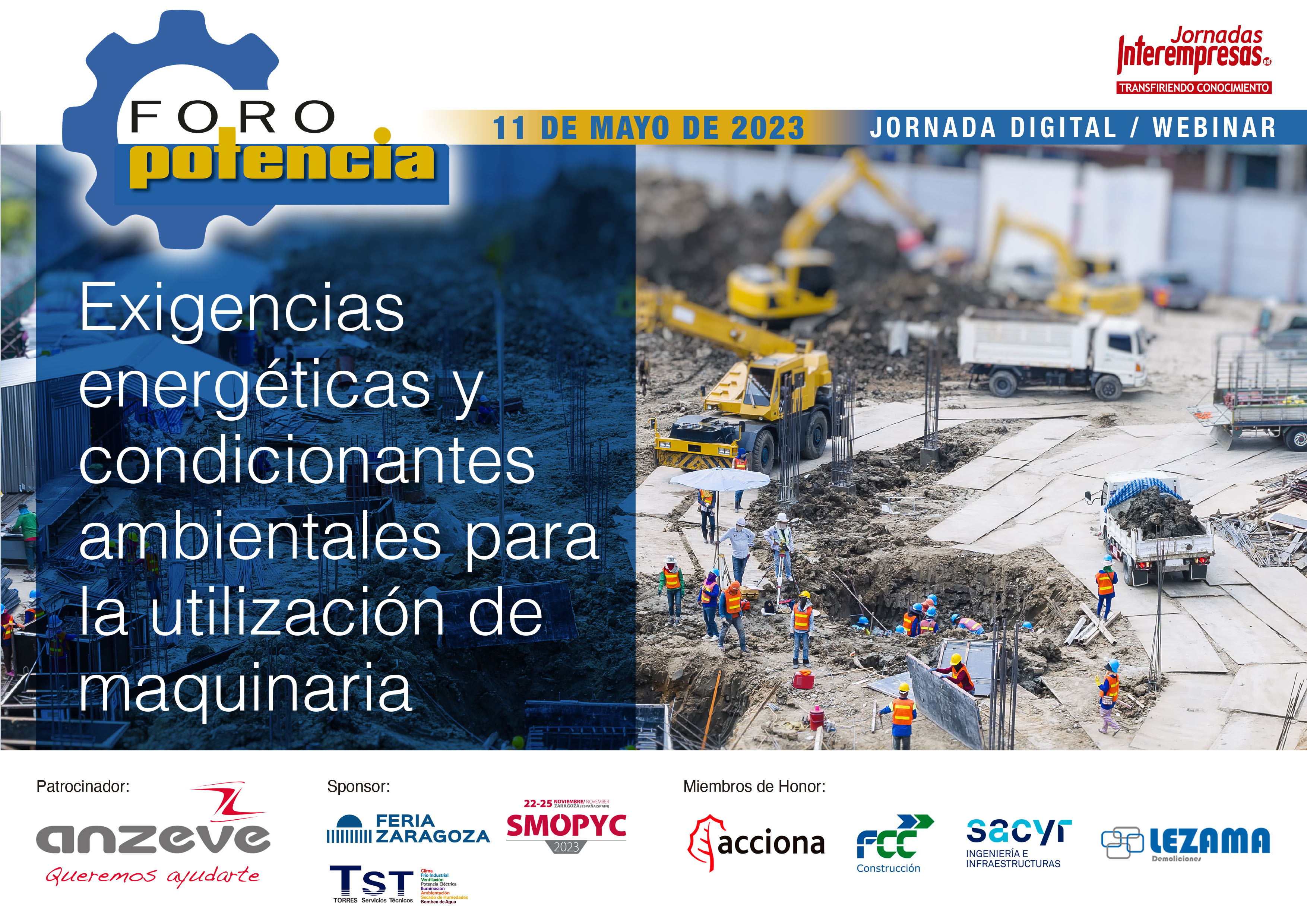 cartel de Foro Potencia 11/05/2023