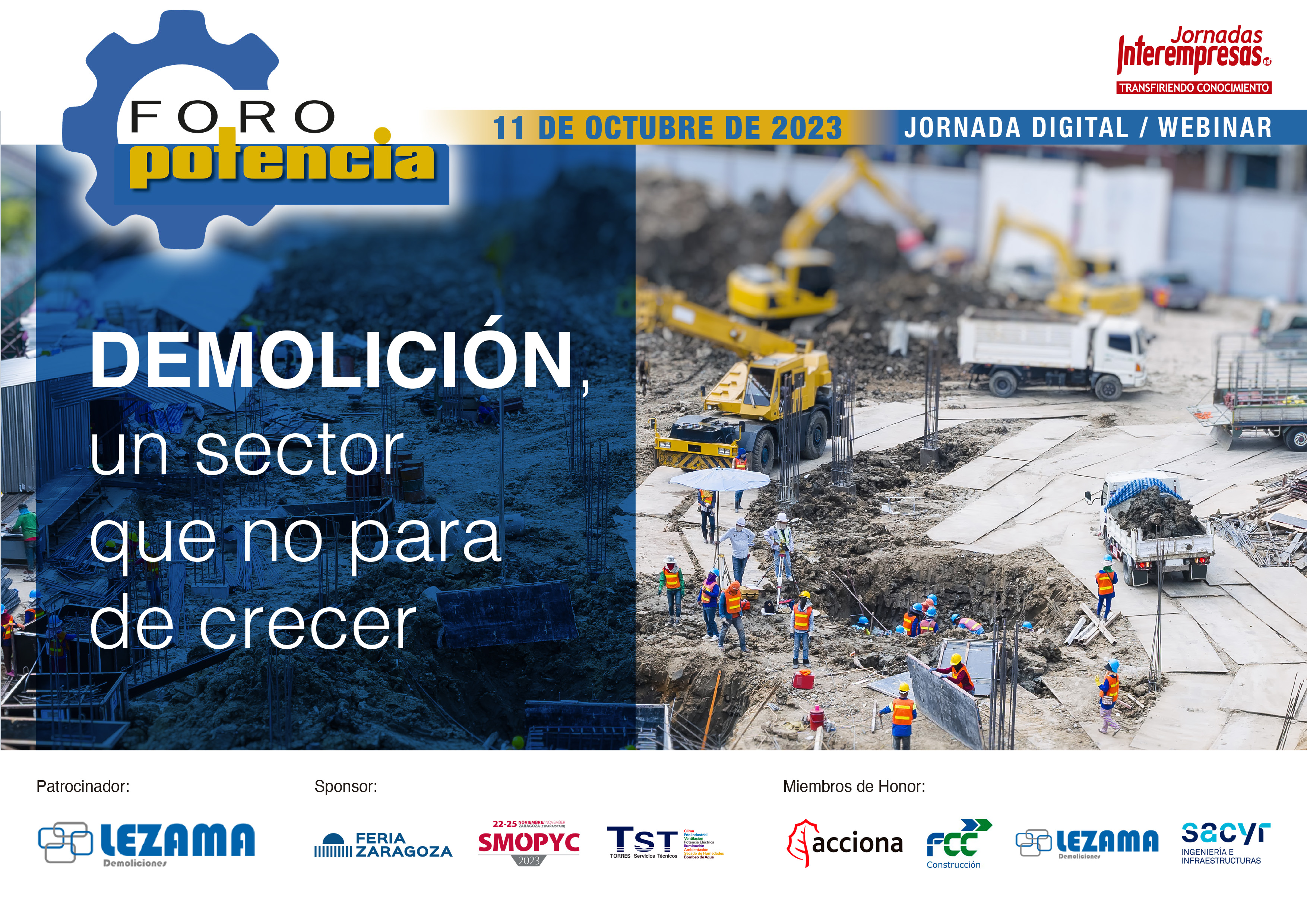 cartel de Foro Potencia 11/10/2023