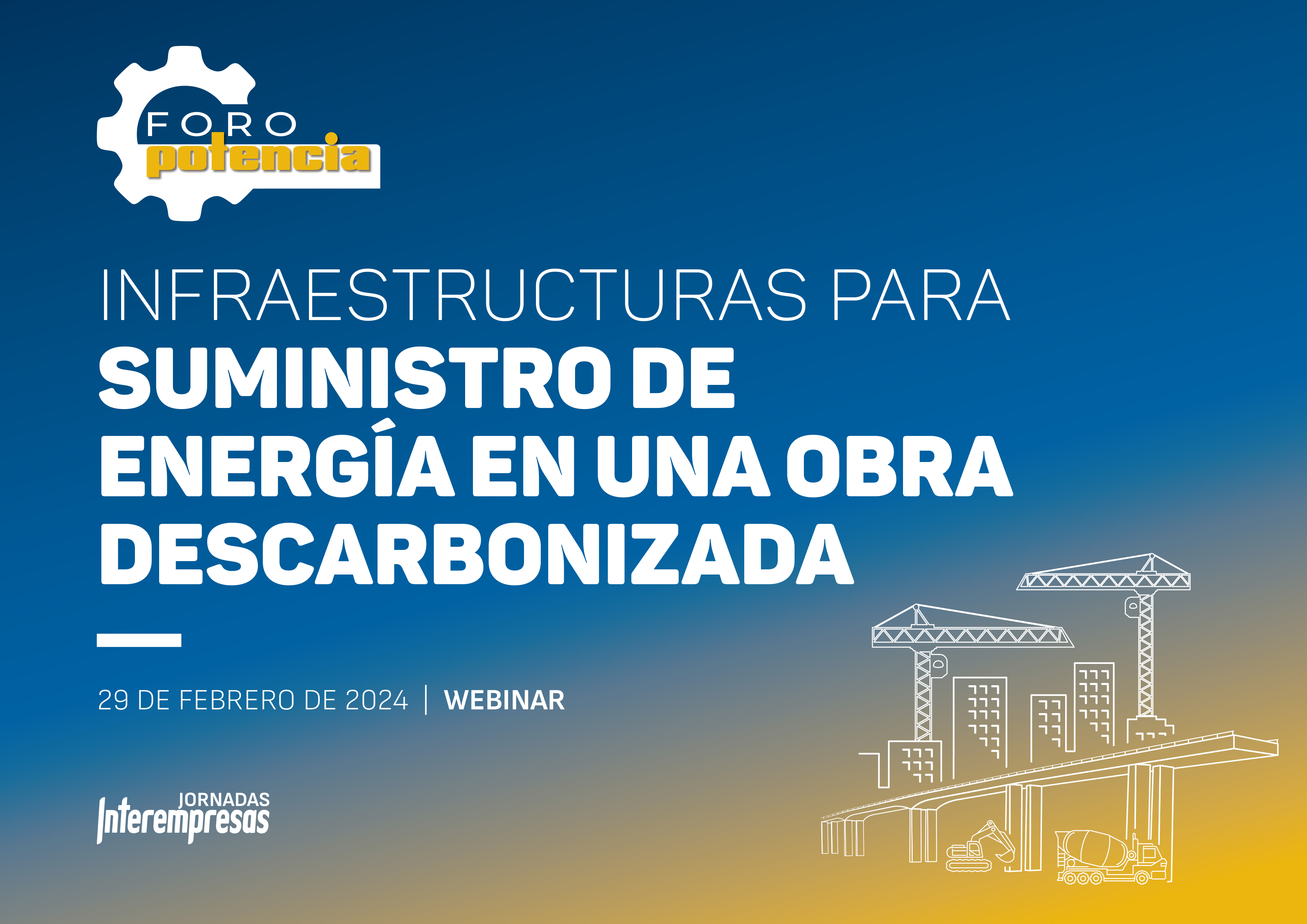 cartel de Foro Potencia 29/02/2024
