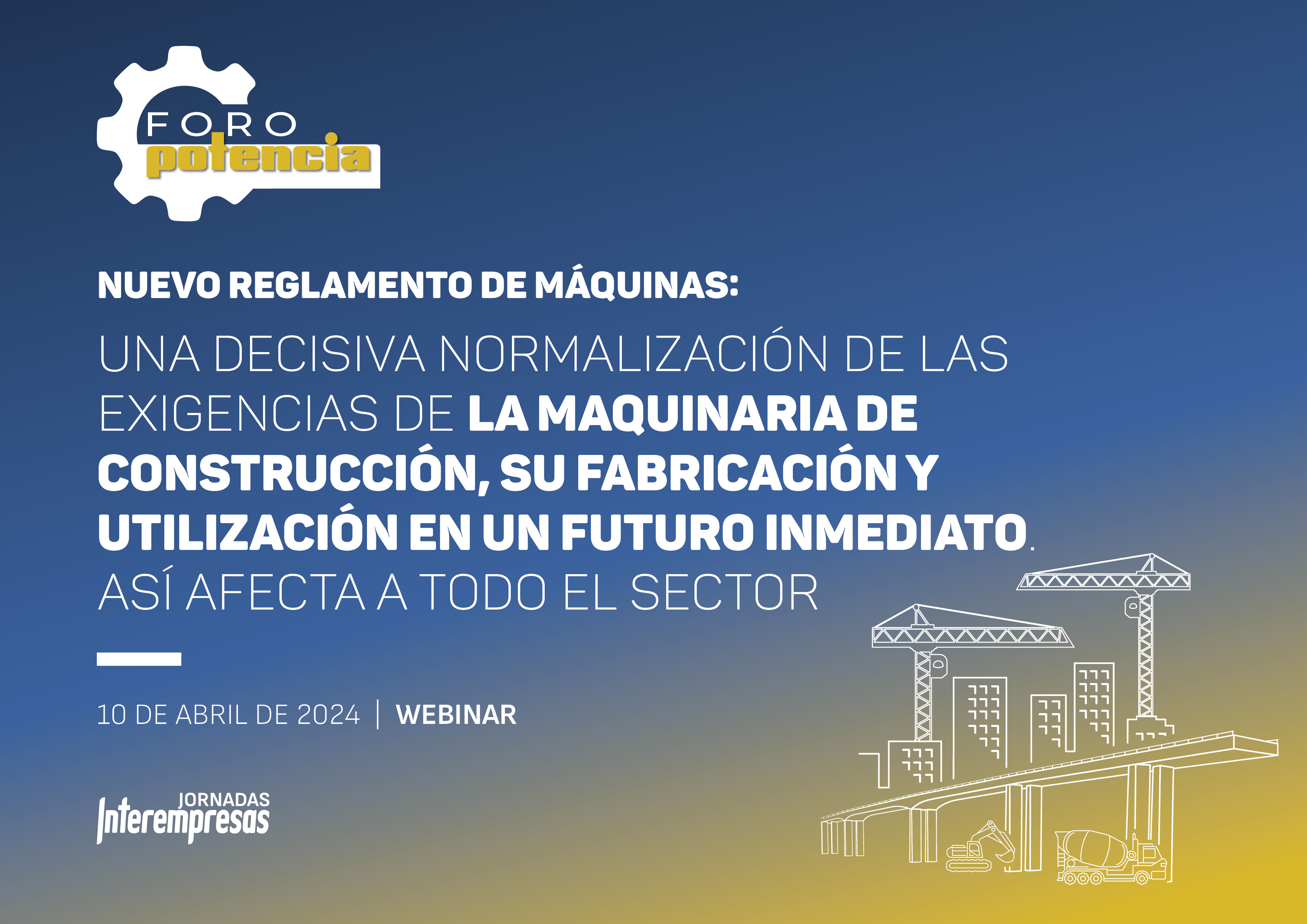 cartel de Foro Potencia 10/04/2024