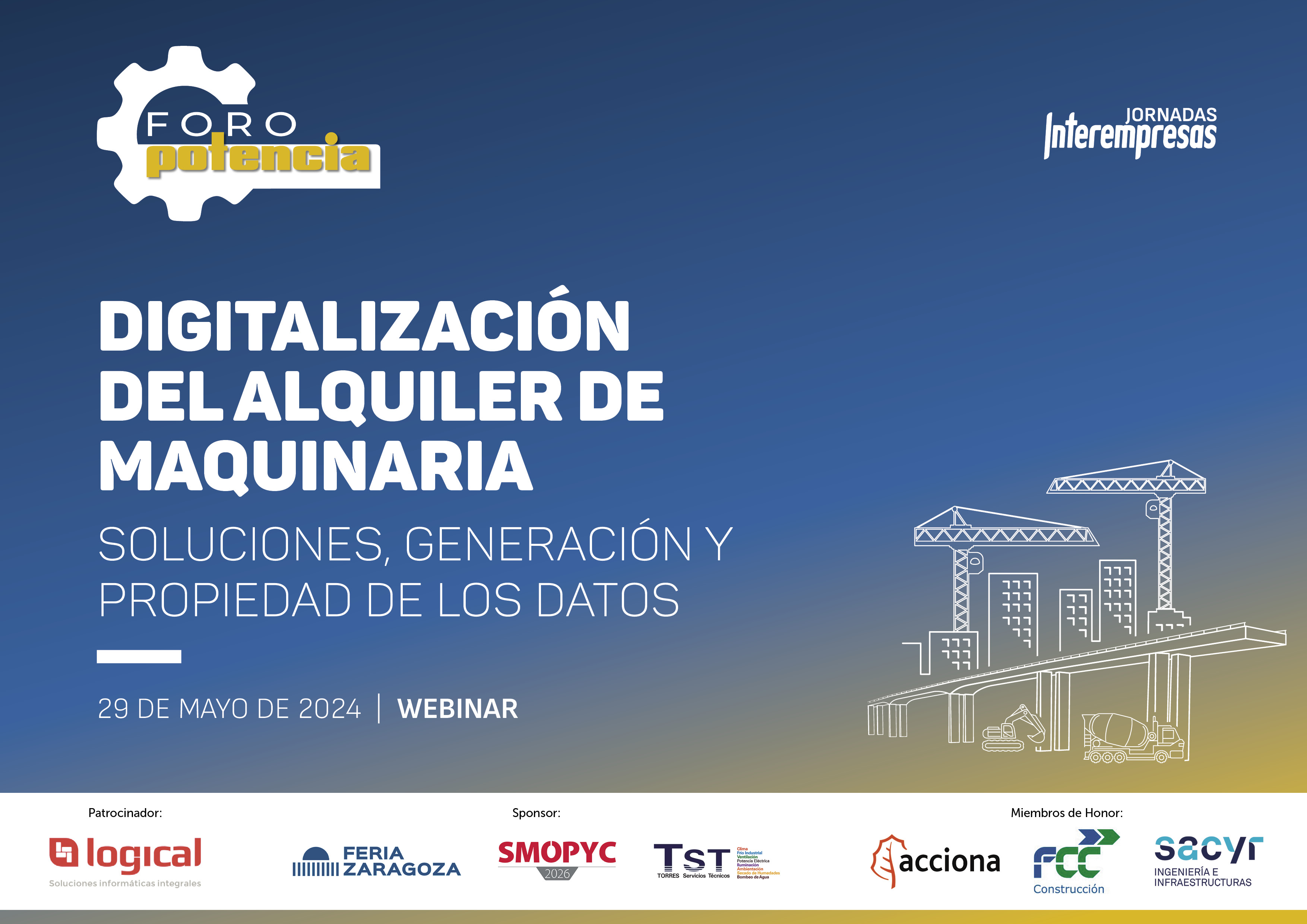 cartel de Foro Potencia 29/05/2024