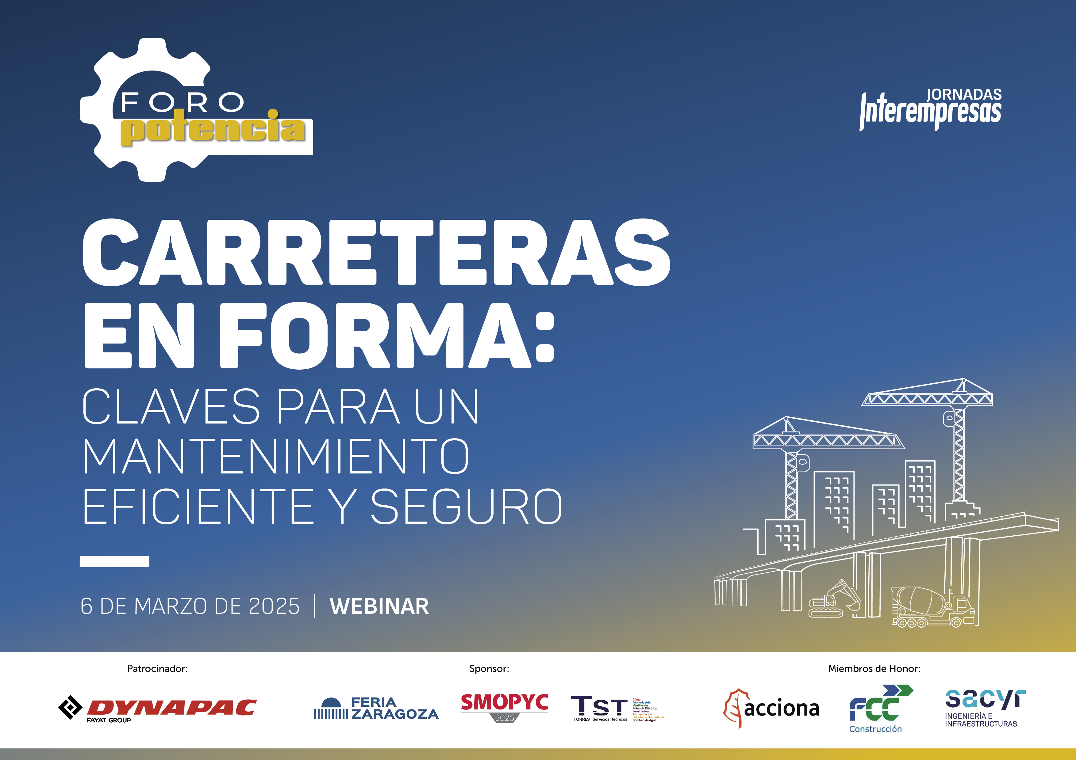 cartel de Foro Potencia Marzo 2025 Webinar
