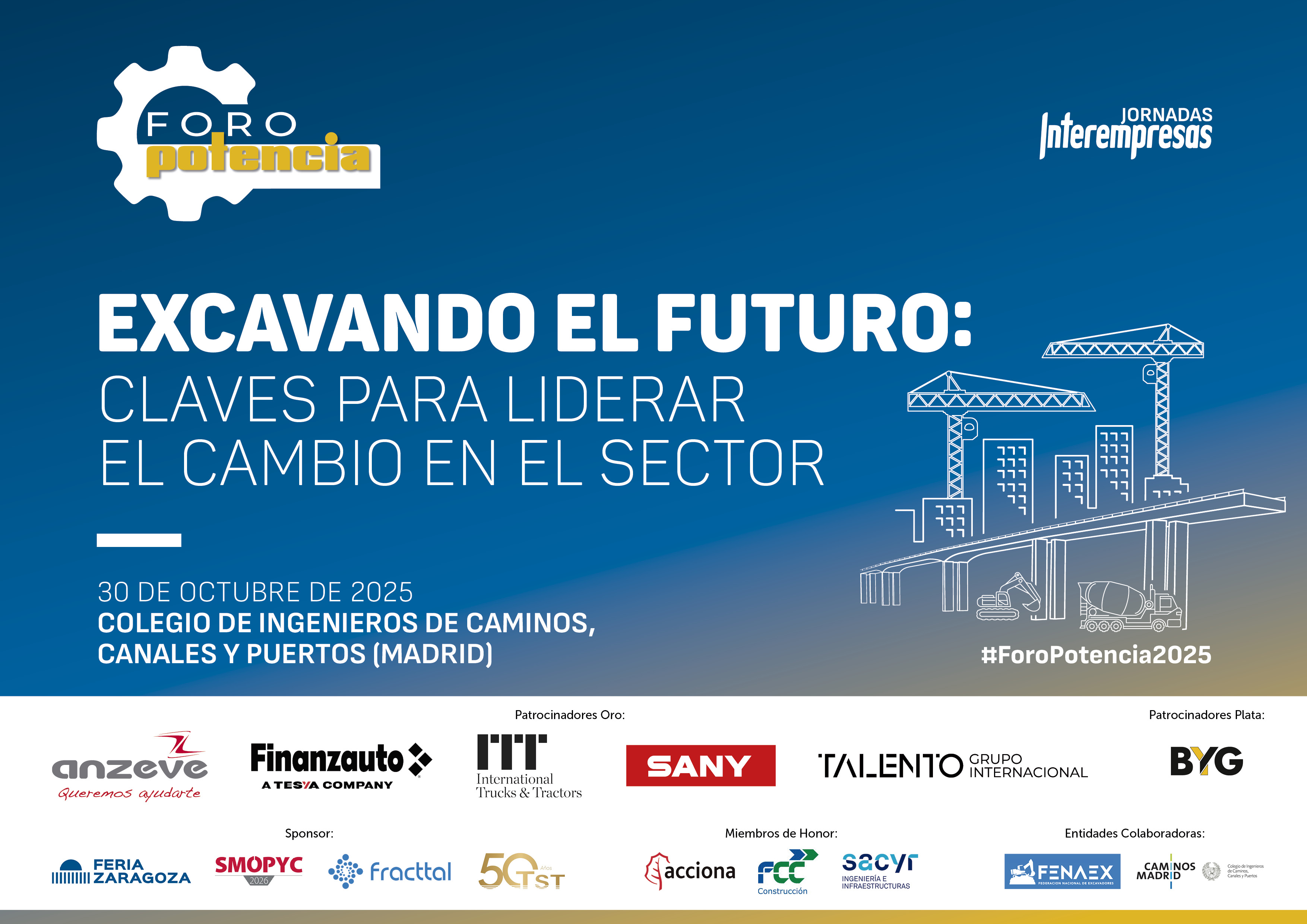 cartel de Foro Potencia Octubre 2025 Presencial