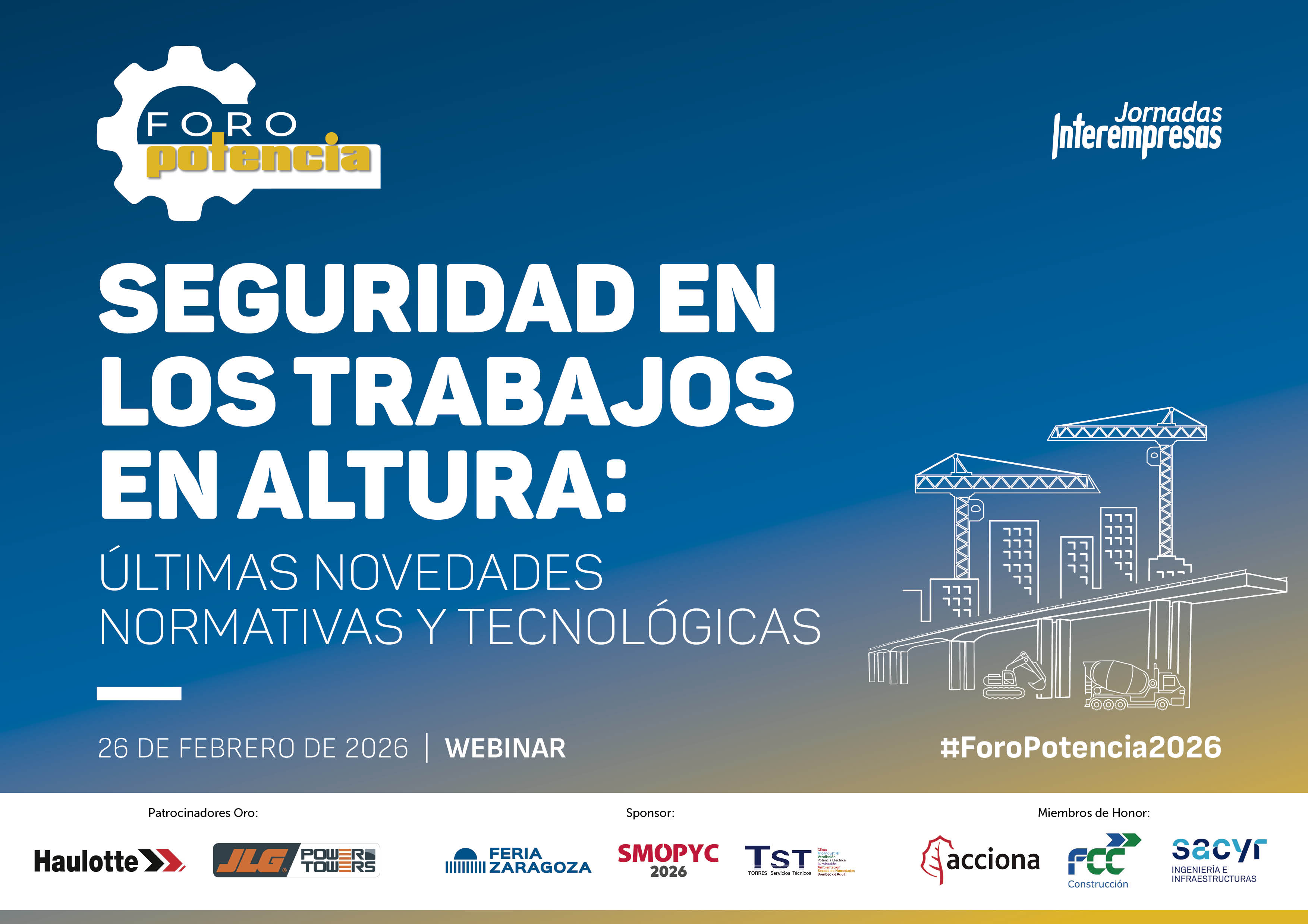 cartel de Foro Potencia Febrero 2026 Webinar
