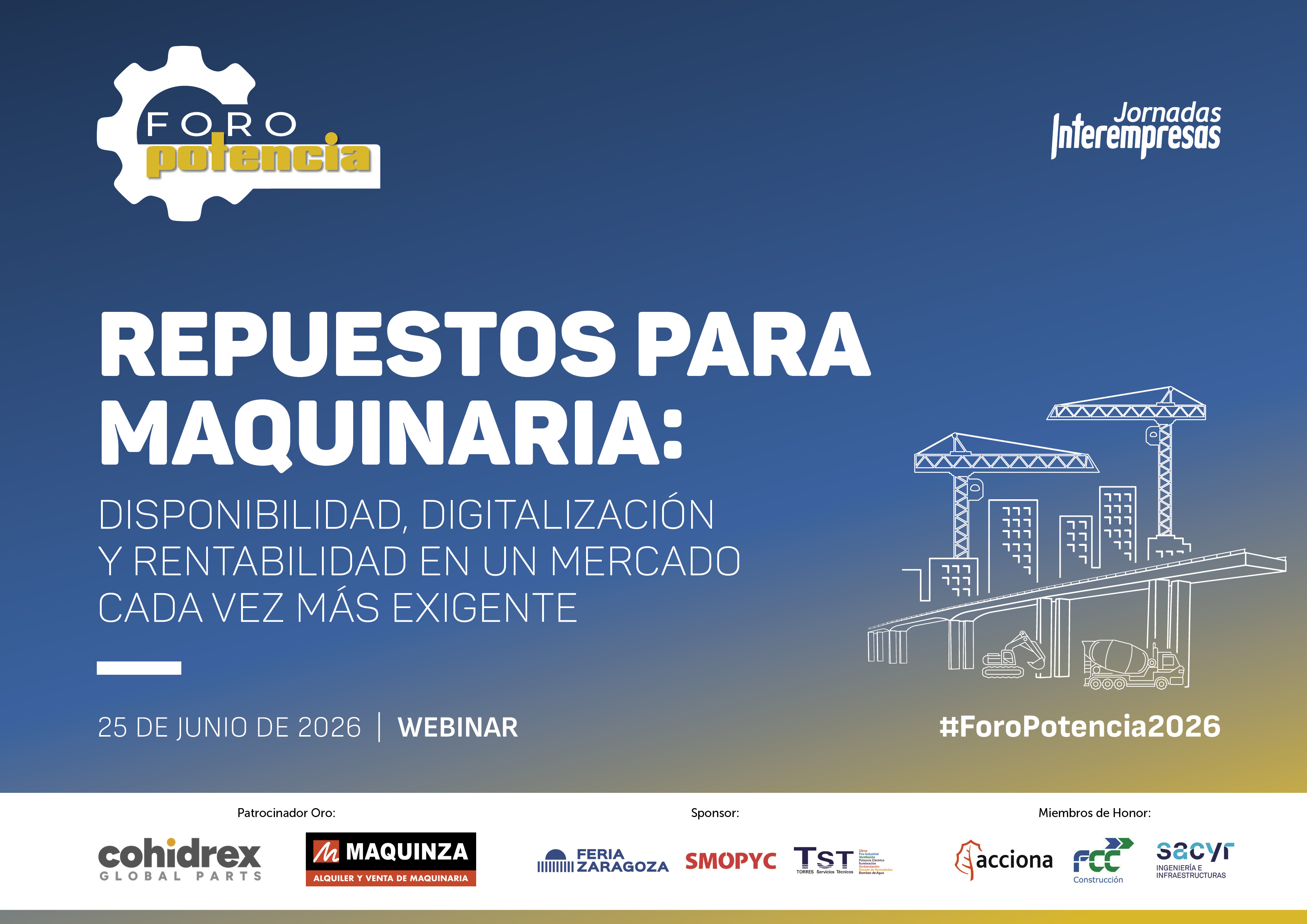 cartel de Foro Potencia Junio 2026 Webinar